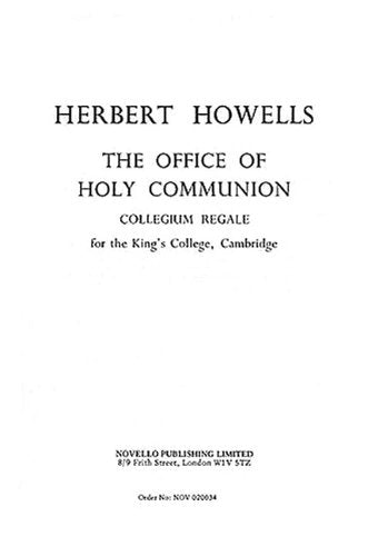 The Office of Holy Communion Collegium Regale,New