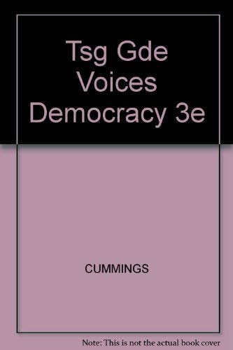 Tsg Gde Voices Democracy 3e,Used