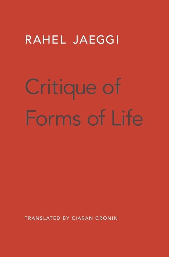 Critique of Forms of Life,Used