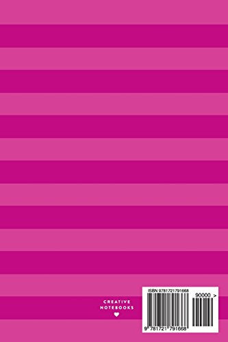 20182019: Pink Stripes, July 2018  December 2019, 6 x 9 (2018 2019 18Month Daily Weekly Monthly Planner, Organizer, Agenda an,Used