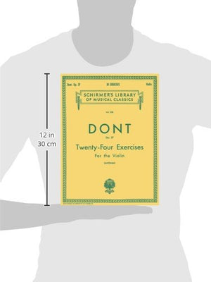 24 Exercises, Op 37: Schirmer Library Of Classics Volume 328 Violin Method (Schirmer'S Library Of Musical Classics)-new