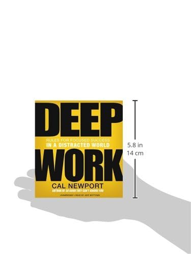 Deep Work: Rules for Focused Success in a Distracted World,New