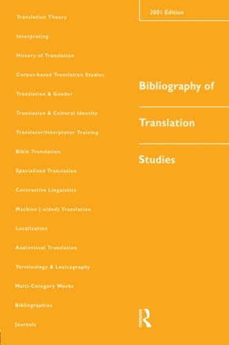 Bibliography of Translation Studies: 2001,Used