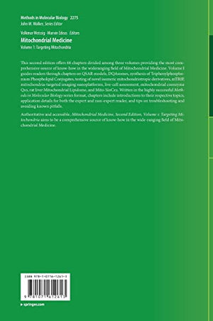 Mitochondrial Medicine: Volume 1: Targeting Mitochondria (Methods in Molecular Biology, 2275),Used