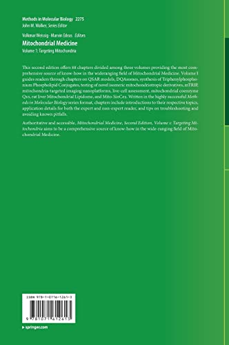 Mitochondrial Medicine: Volume 1: Targeting Mitochondria (Methods in Molecular Biology, 2275),Used
