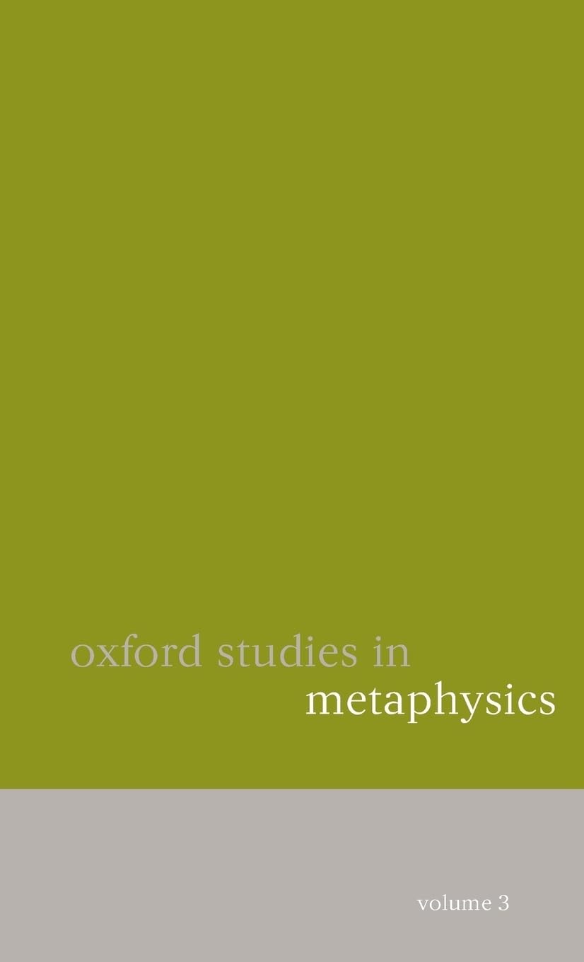 Oxford Studies In Metaphysics