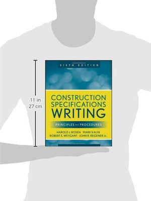 Construction Specifications Writing: Principles and Procedures,New