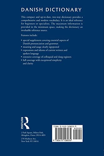 Danish Dictionary: DanishEnglish, EnglishDanish (Routledge Bilingual Dictionaries),Used