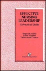Effective Nursing Leadership: A Practical Guide,Used