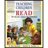 Teaching Children to Read: The Teacher Makes the Difference,New