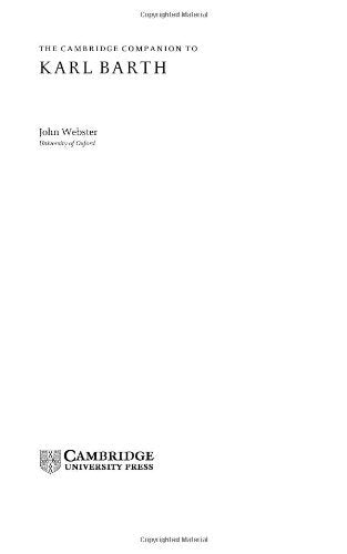 The Cambridge Companion to Karl Barth (Cambridge Companions to Religion),Used
