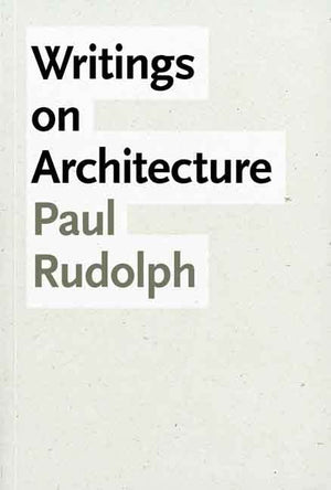 Writings on Architecture,Used