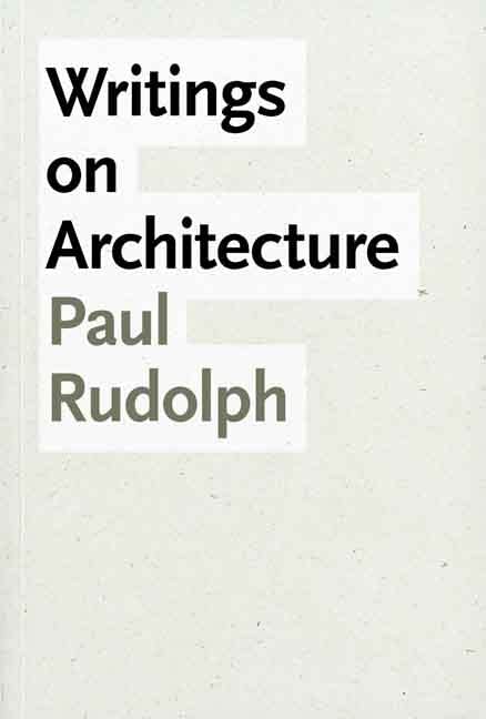 Writings on Architecture,Used