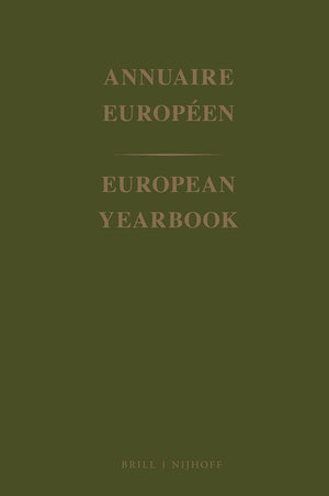 European Yearbook (Annuaire Europeen) (Annuaire Europeen / European Yearbook),Used