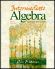 INTMED ALG:CONCEPTS AND GRAPHS 3E,Used