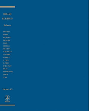 Organic Reactions, Volume 66,Used