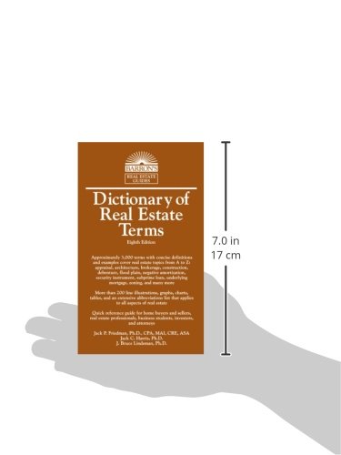 Dictionary of Real Estate Terms (Barron's Business Dictionaries),Used