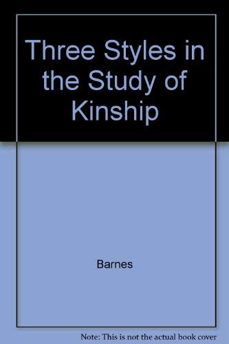 Three Styles in the Study of Kinship,Used
