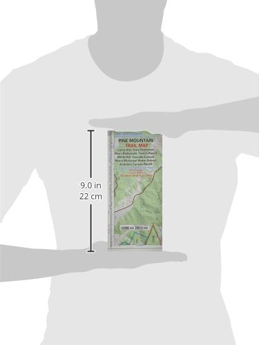 Pine Mountain Trail Map (Big Empty) (Tom Harrison Maps),Used