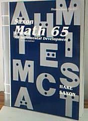 Math 65: An Incremental Development (Homeschool Packet),Used
