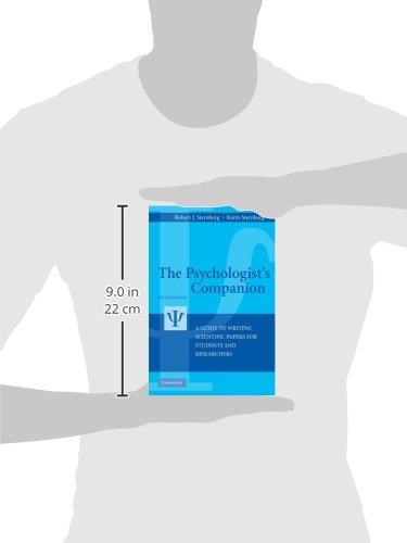 The Psychologist's Companion: A Guide to Writing Scientific Papers for Students and Researchers,Used