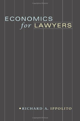 Economics For Lawyers,New