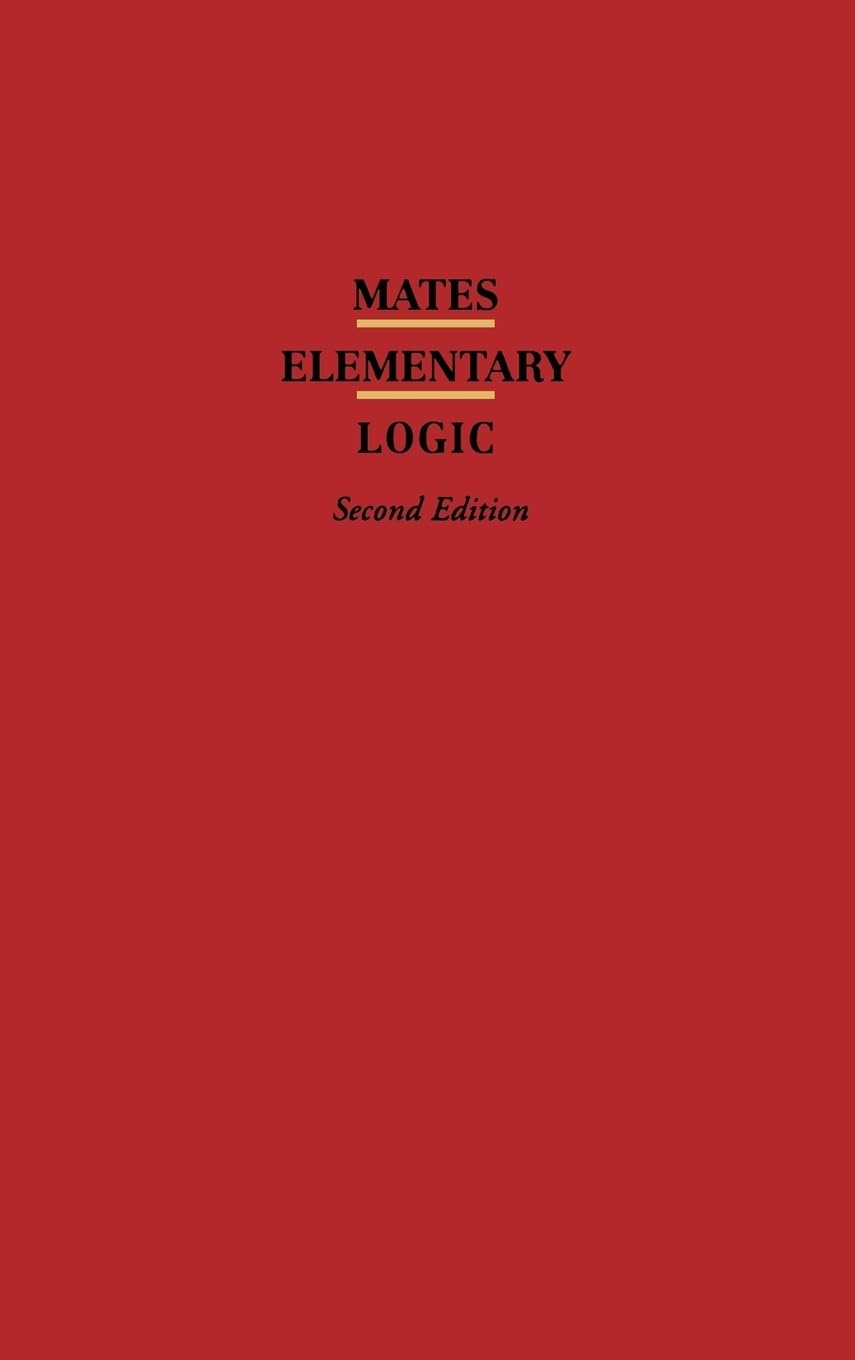 Elementary Logic,New