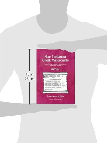 New Testament Greek Manuscripts: Matthew,Used