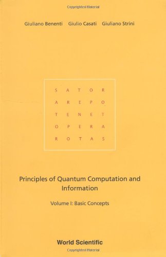Principles of Quantum Computation and Information  Vol.1: Basic Concepts,New