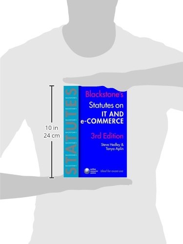 Blackstone's Statutes on IT and eCommerce (Blackstone's Statute Book Series),Used