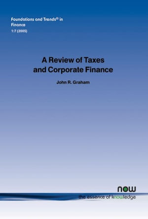 A Review Of Taxes And Corporate Finance,Used