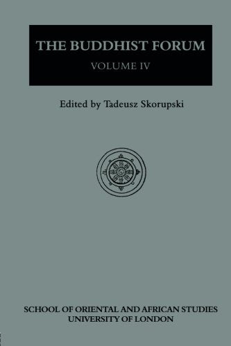 The Buddhist Forum, Vol. IV,Used