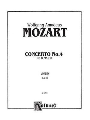 Violin Concerto No. 4, K. 218 (Kalmus Edition),Used