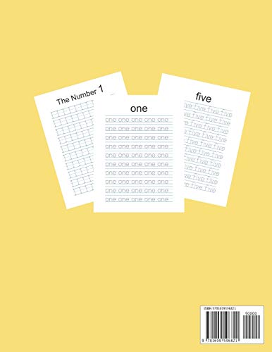 Number Tracing for Preschoolers: Learn Numbers 0 to 20!  Number Tracing Practice for Kids ages 35,Used