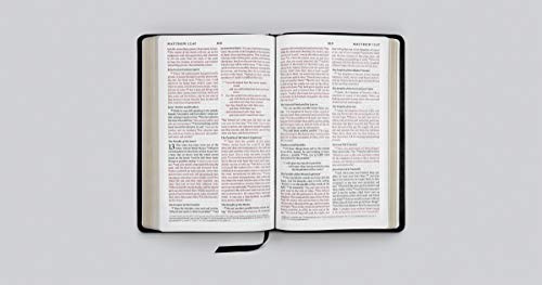 ESV Thinline Bible, Red Letter (Bonded Leather, Black),New