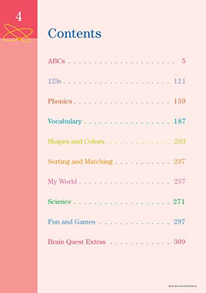 Brain Quest Workbook: Prek