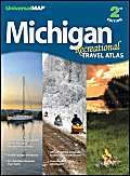 Michigan Recreational Road Atlas (Michigan Recreational Travel Atlas),Used