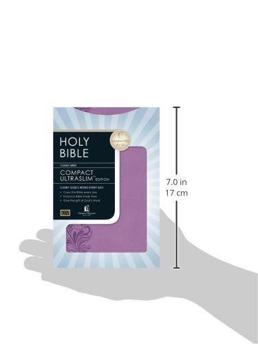 Holy Bible: King James Version Violet LeatherSoft UltraSlim (Classic),Used