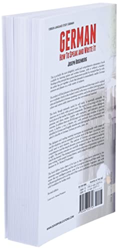 German: How To Speak And Write It (Dover Dual Language German),New