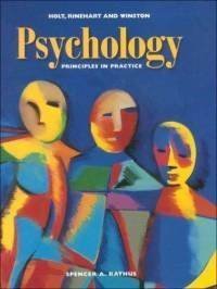 Psychology: Principles in Practice, Annotated Teacher's Edition by Spencer A Rathus (19980503),Used