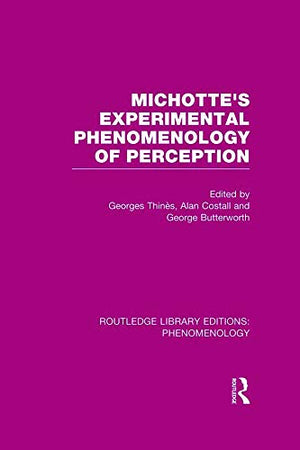 Michotte's Experimental Phenomenology of Perception,Used
