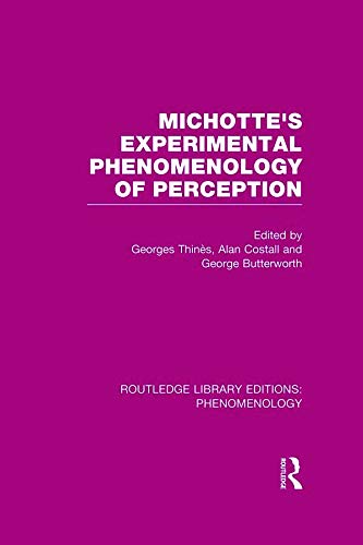 Michotte's Experimental Phenomenology of Perception,Used