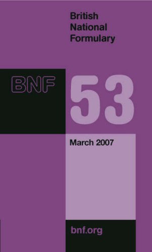 British National Formulary 53,Used