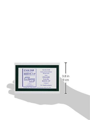 English from the Roots Up Flashcards, Vol. 1,Used
