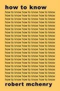 How To Know,New