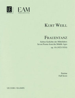 Frauentanz, Op. 10: Seven Poems from the Middle Ages,Used