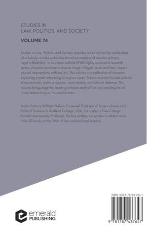 Special Issue: Cultural Expert Witnessing (Studies in Law, Politics, and Society, 74),Used