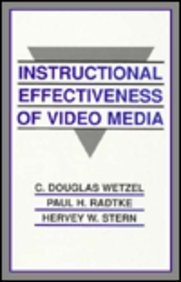 Instructional Effectiveness of Video Media,Used