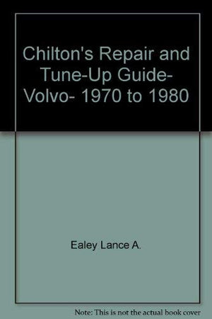 Chilton's Repair and TuneUp Guide, Volvo, 1970 to 1980,Used
