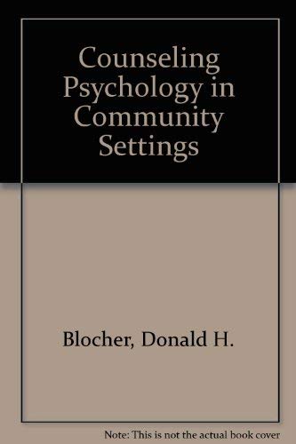 Counseling Psychology in Community Settings,Used